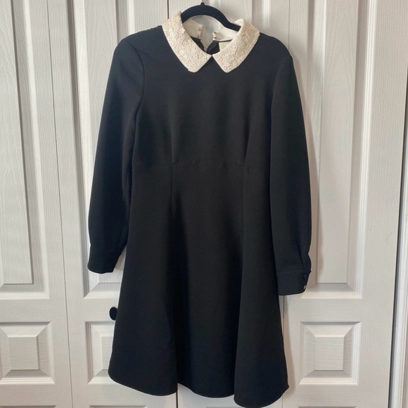 Kate spade sequin collar crepe dress - Picture 2 of 7